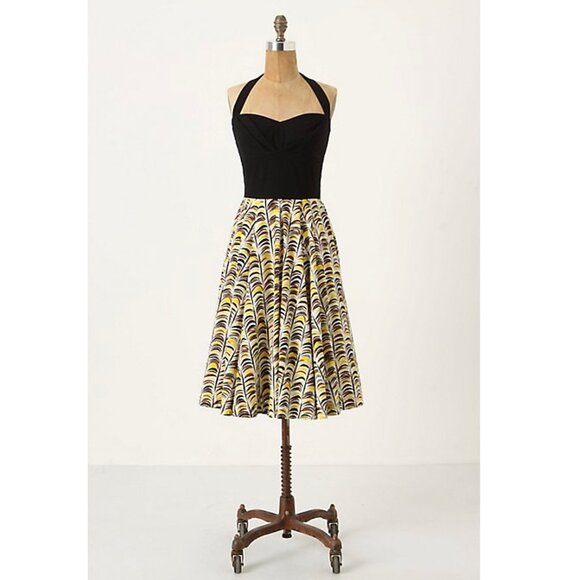 Anthropologie | Memory of Feathers Dress - Picture 1 of 16